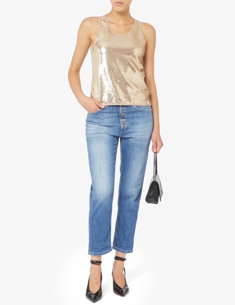 EMME Marella Veneto top con paillettes Sconto