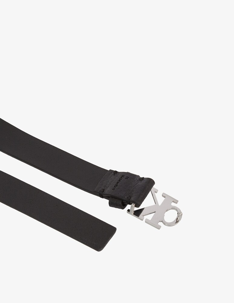 Calvin Klein Jeans Cintura mono plaque in pelle 25mm Moda