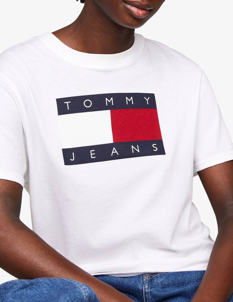 Tommy Jeans T-shirt in cotone Vendita
