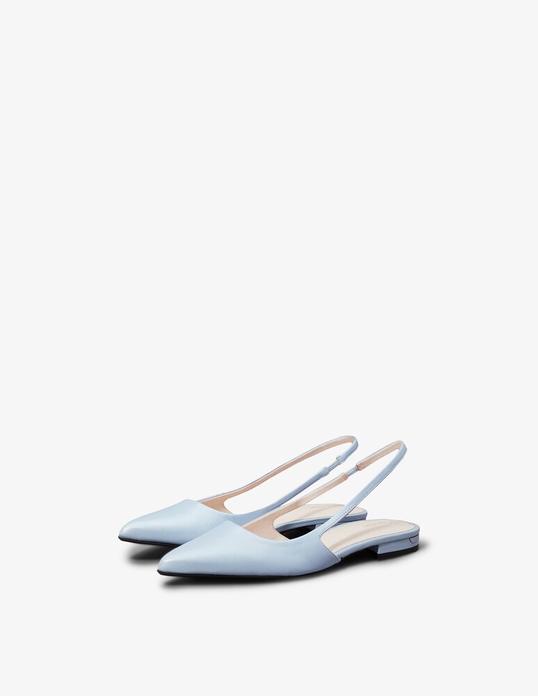 Calvin Klein Slingback in pelle Outlet