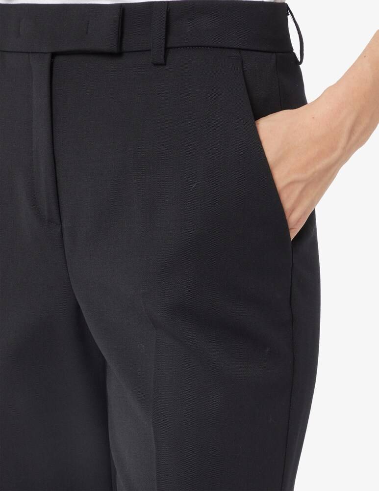24.7 Studio Pantaloni flare in lana Qualità Garantita