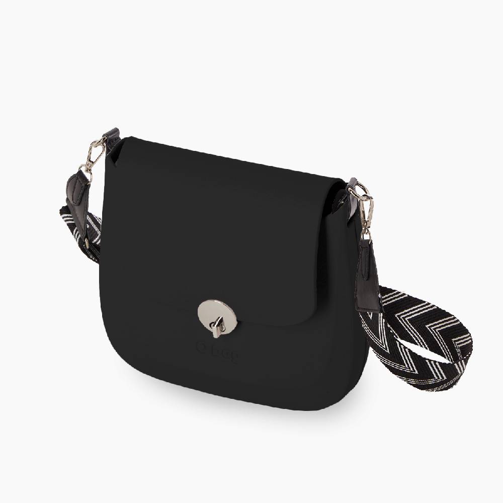 O bag chase nera con tracolla freccia Novità