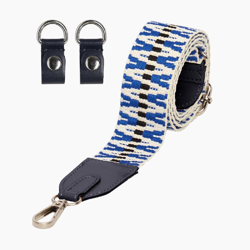 Tracolla zigzag blu navy Offerta