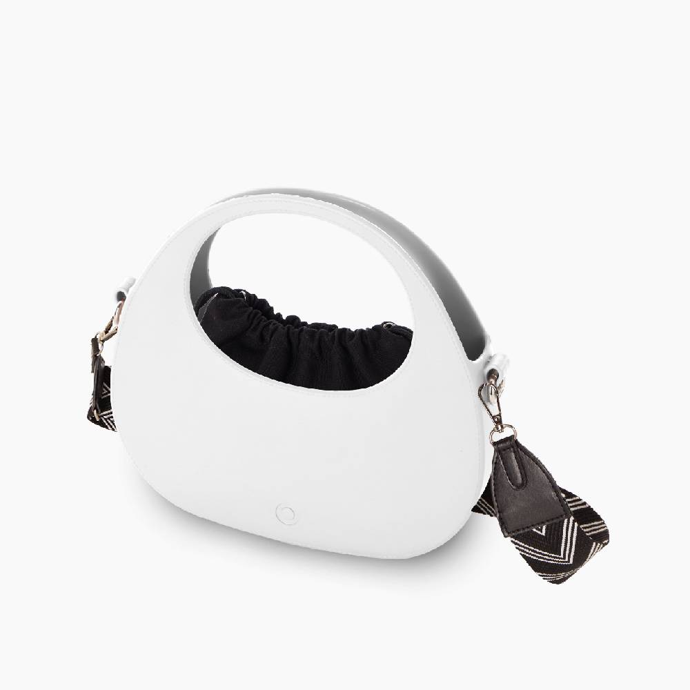 O bag oblò latte con tracolla freccia Saldi Di Fabbrica
