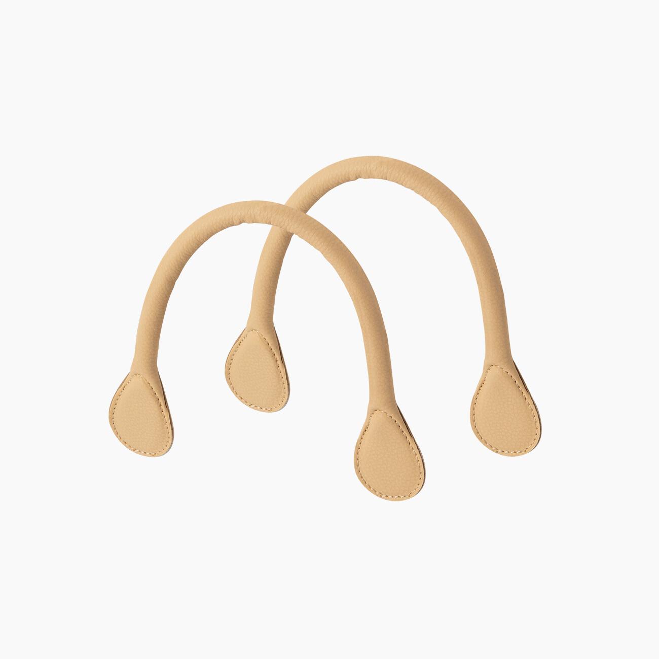 Manico corto natural tessuto sintetico martellato