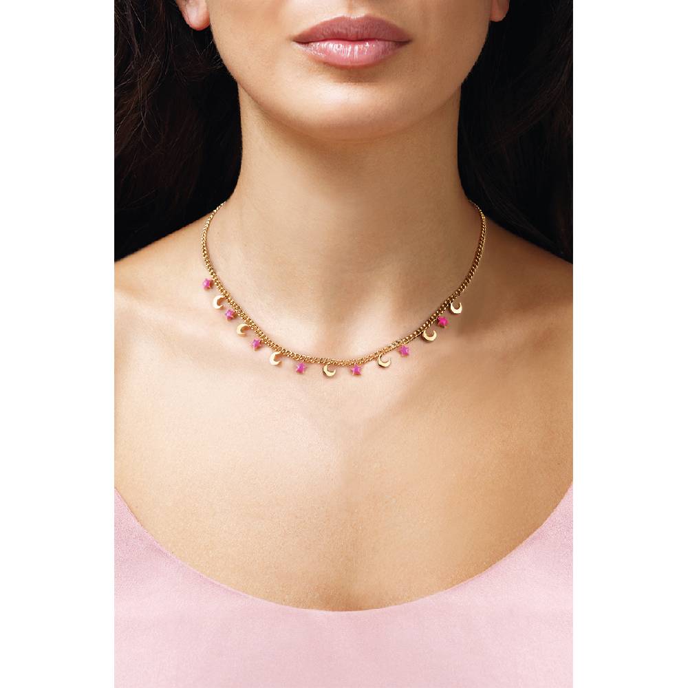 Opsobjects LILY collana con smalto colorato Vendita Calda