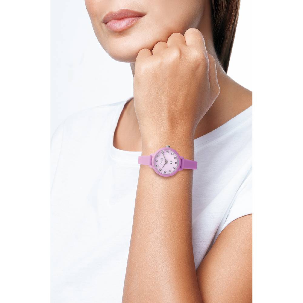 Opsobjects PRECIOUS ROUND orologio con cinturino in silicone Moda