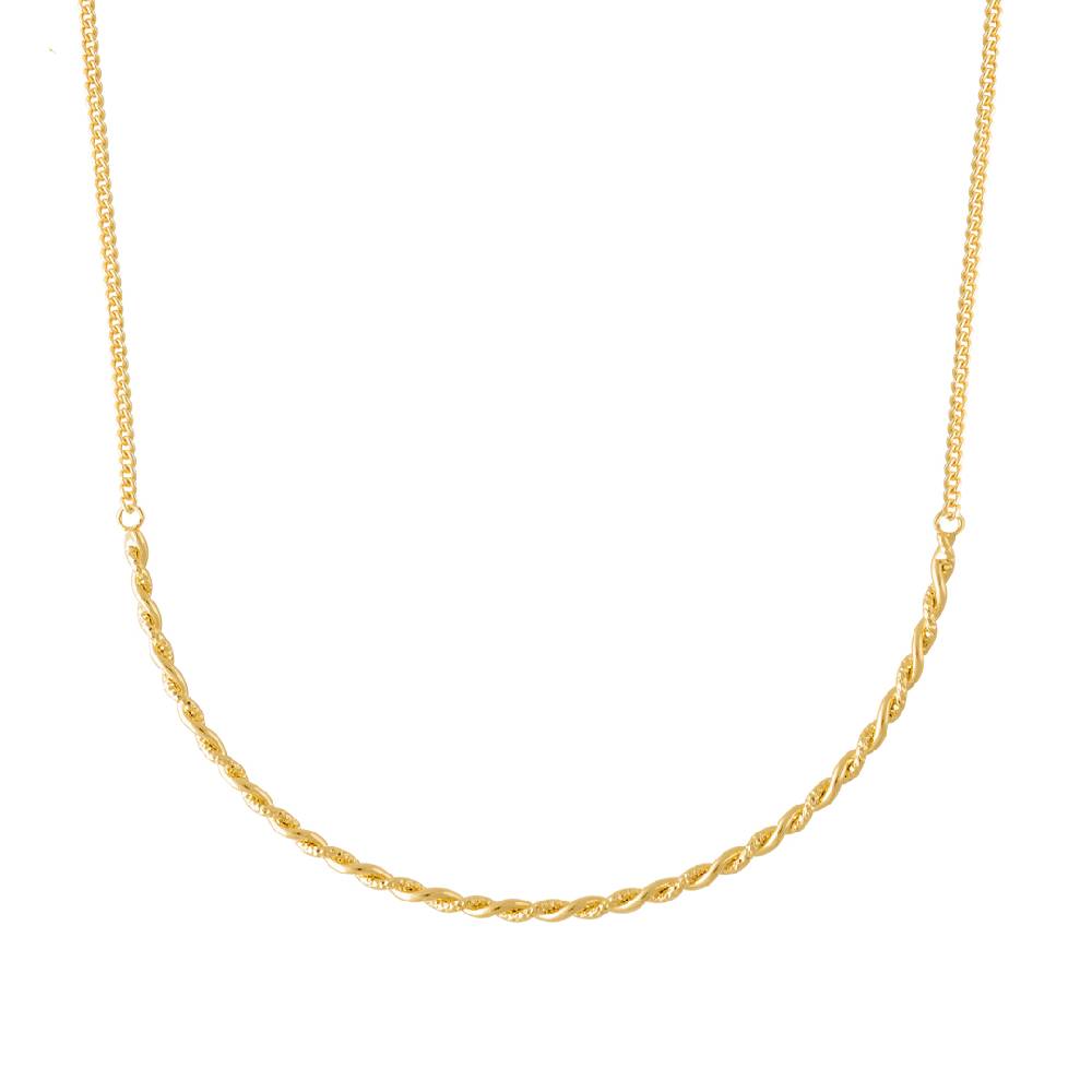 Opsobjects GRACE collana torchon con finitura lucida e diamantata Negozi Online
