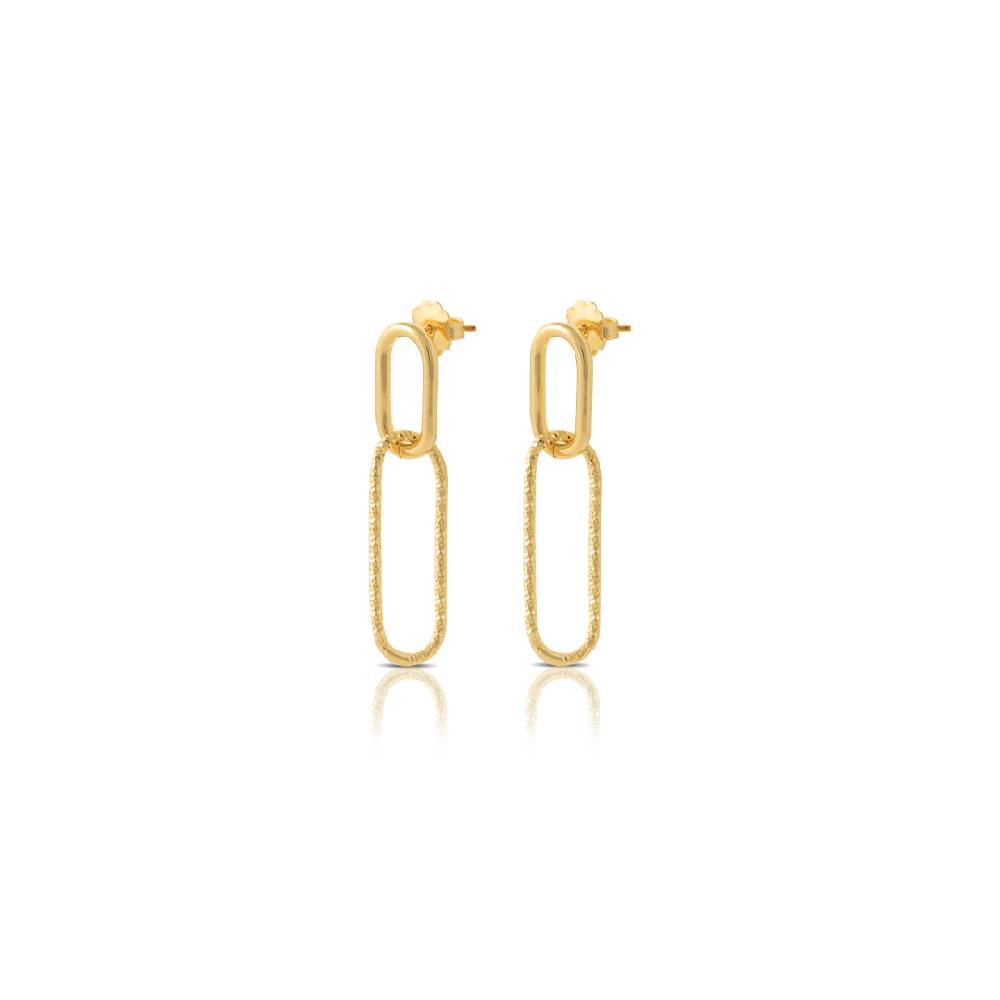 Opsobjects GRACE orecchini con link ovale diamantato Shopping Online