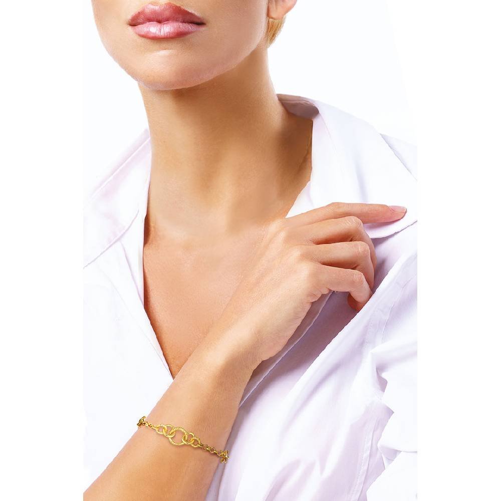 Opsobjects GRACE bracciale con maglie tonde diamantate Online