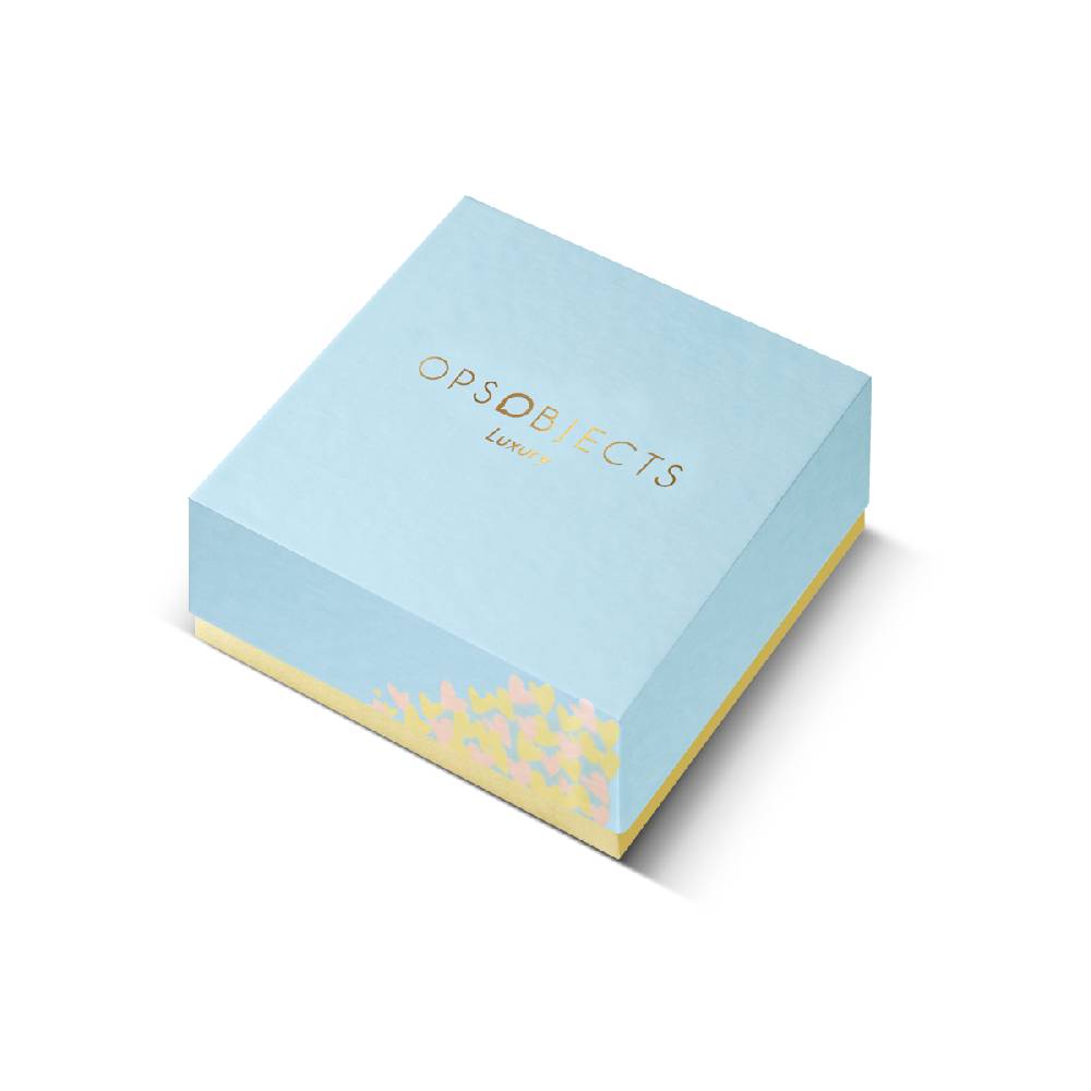 Opsobjects GRACE bracciale con doppia catena e maglia centrale ovale diamantata Offerte