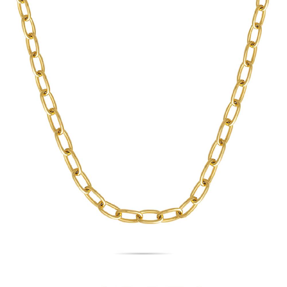 Opsobjects VICTORIA collana oro giallo con maglia paper clip