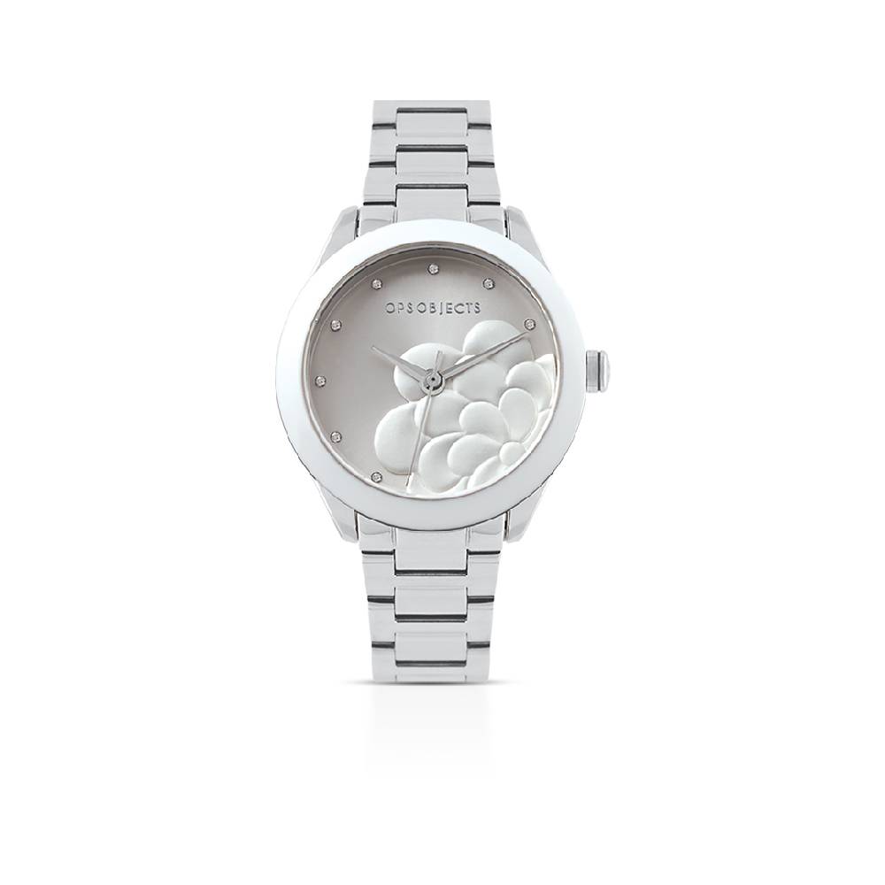 Opsobjects BLOOMING LOVE orologio in acciaio