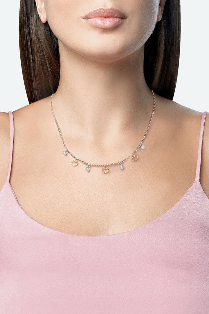 Opsobjects TWISTED collana con ciondoli Saldi