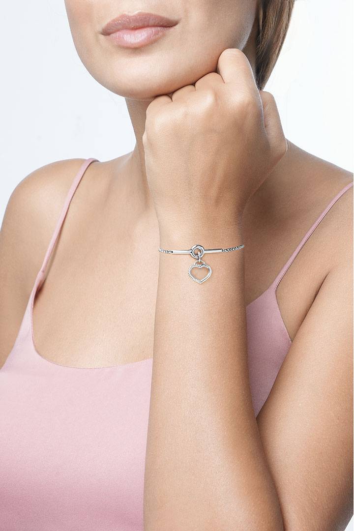 Opsobjects TWISTED bracciale cuore pendente Offerte