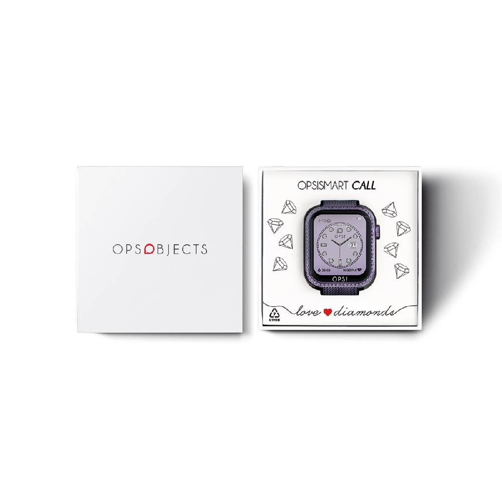 Opsobjects Smartwatch CALL Love diamonds Qualità