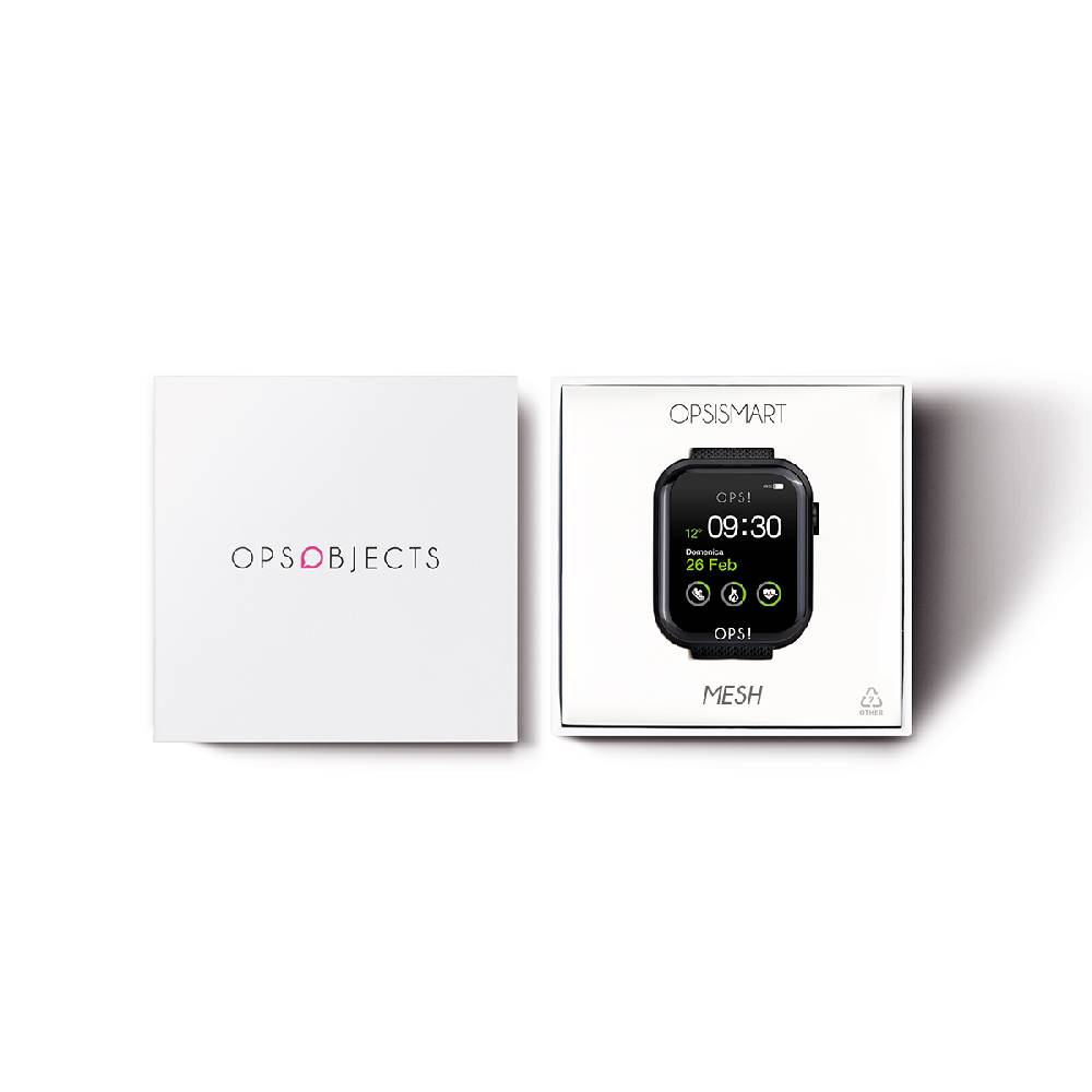 Opsobjects Smartwatch CALL con cinturino maglia Milano Vendita