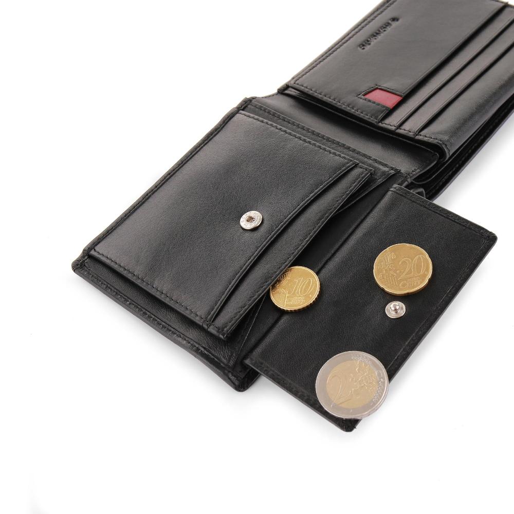 Roncato Portafoglio con portamonete pascal nero Negozio Online Roncato Soddisfazione Garantita