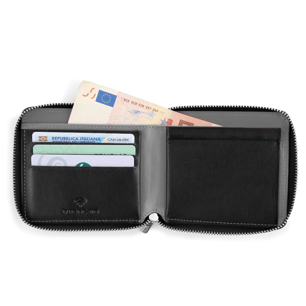 Roncato Portafoglio con portamonete taormina nero/grigio Negozio Online Roncato Negozio