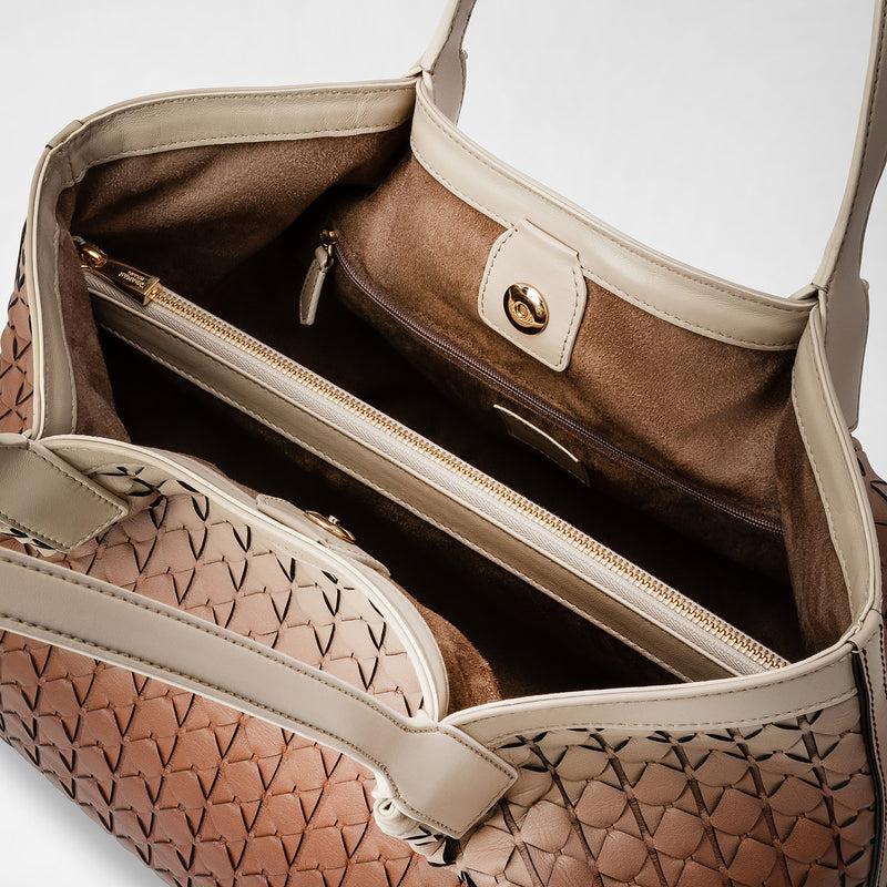 Serapian TOTE BAG SECRET PICCOLA IN MOSAICO Economico