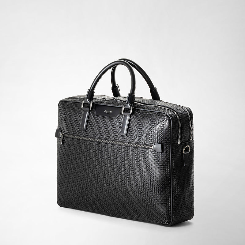 Serapian Borsa business doppio scomparto stepan eclissi In Saldo
