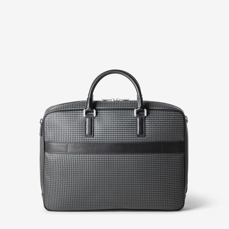 Serapian Borsa business slim in stepan asfalto-nero Vendita