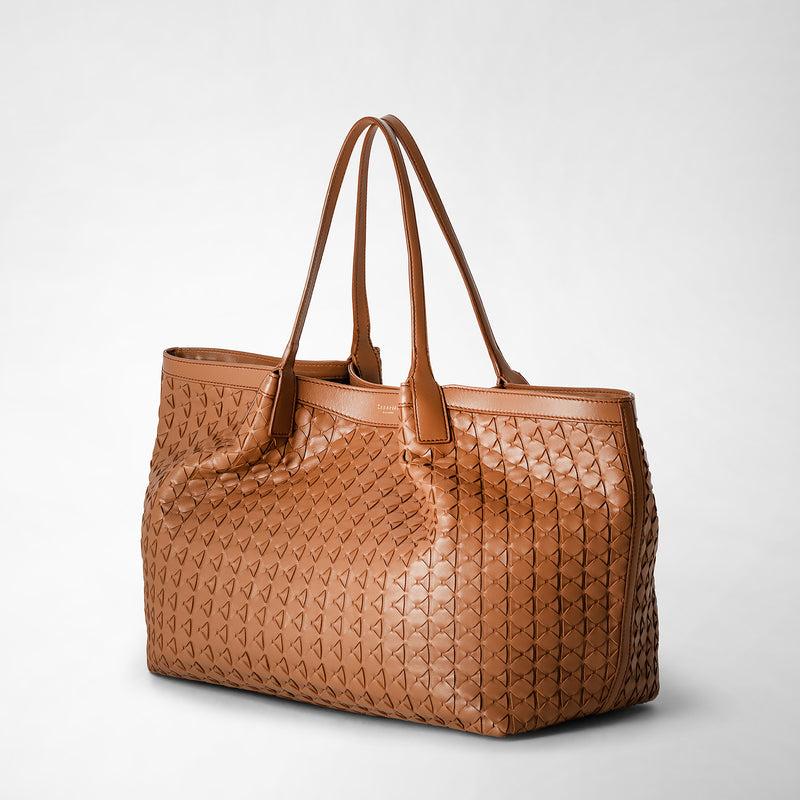 Serapian Secret tote bag in mosaico tan Qualità Garantita