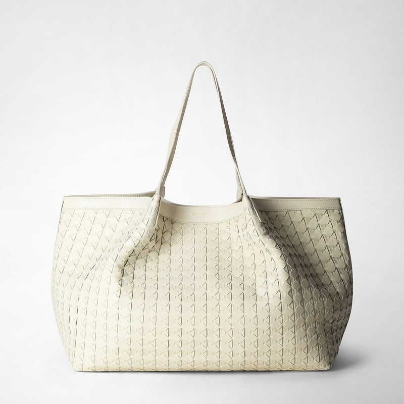 Serapian Tote bag secret in mosaico panna Promozione Limitata