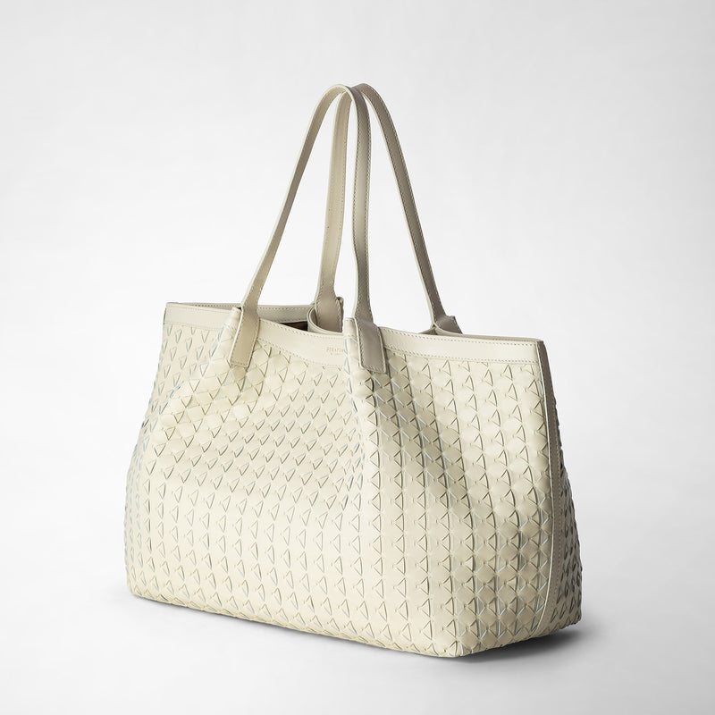 Serapian Tote bag secret in mosaico panna Promozione Limitata