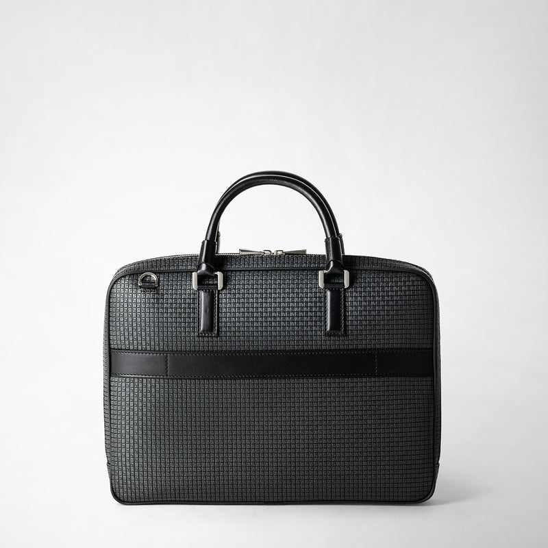 Serapian Borsa business extra slim in stepan asfalto-nero Hotsell