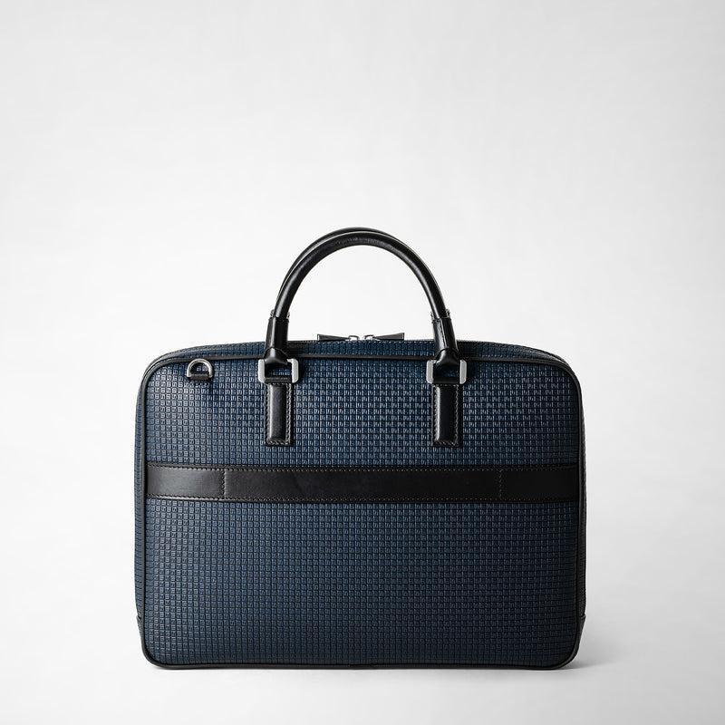 Serapian Borsa business extra slim in stepan blu oceano Vendita Calda