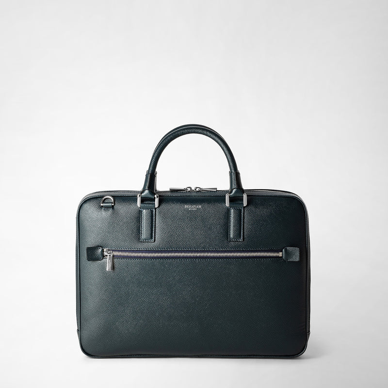 Serapian Borsa business extra slim in pelle evoluzione blu navy I Più Venduti