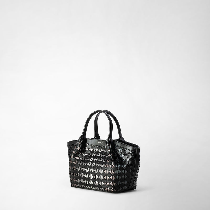 Serapian BORSA SECRET MINI IN MOSAICO ED ELAPHE Moda
