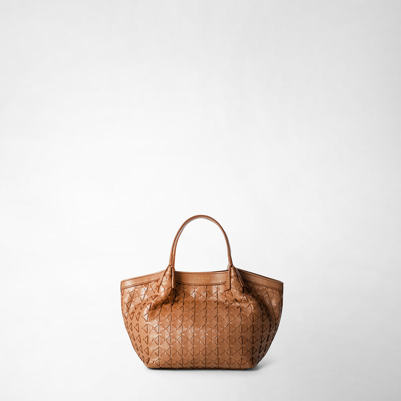 Serapian Mini secret bag in mosaico tan Nuovo