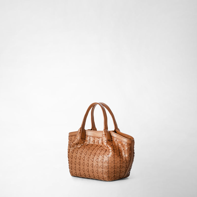 Serapian Mini secret bag in mosaico tan Nuovo