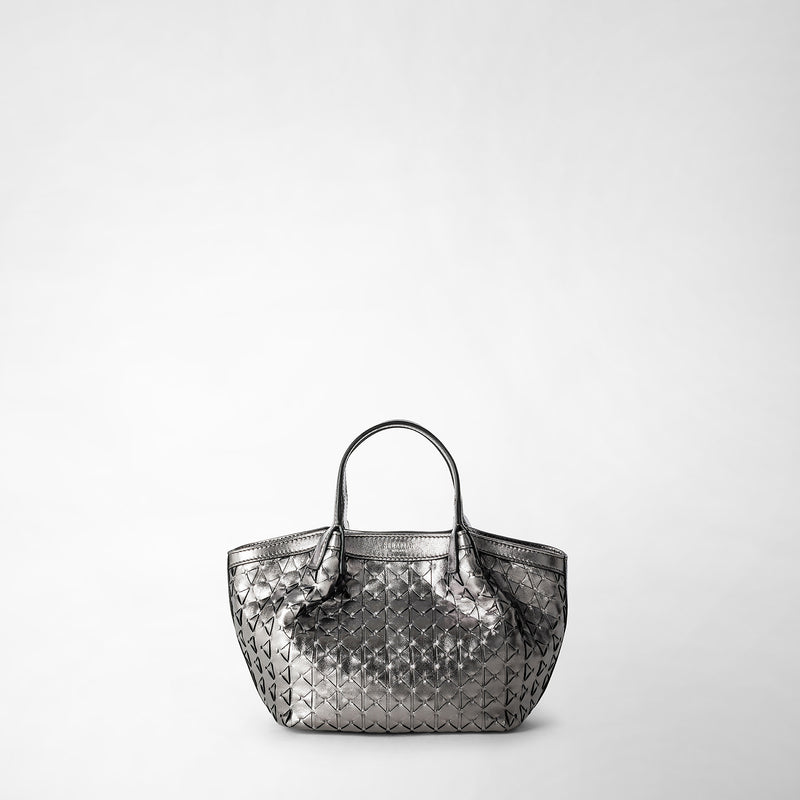 Serapian Mini secret bag in mosaico ruthenium Qualità