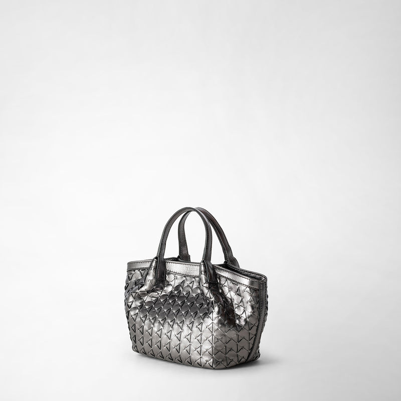 Serapian Mini secret bag in mosaico ruthenium Qualità