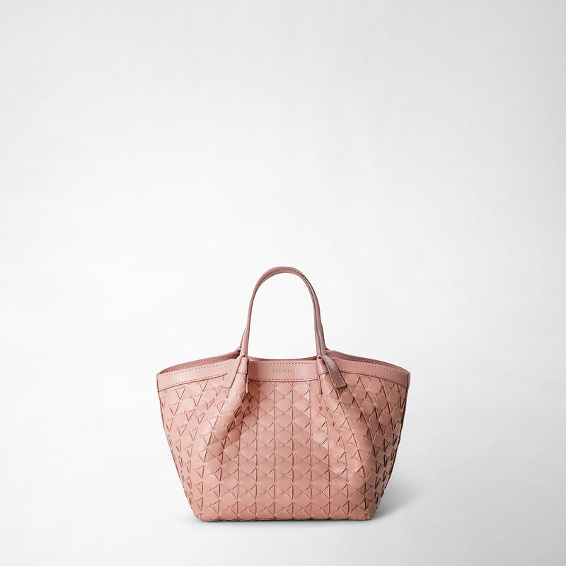 Serapian Borsa secret mini in mosaico blush Spedizione Gratuita