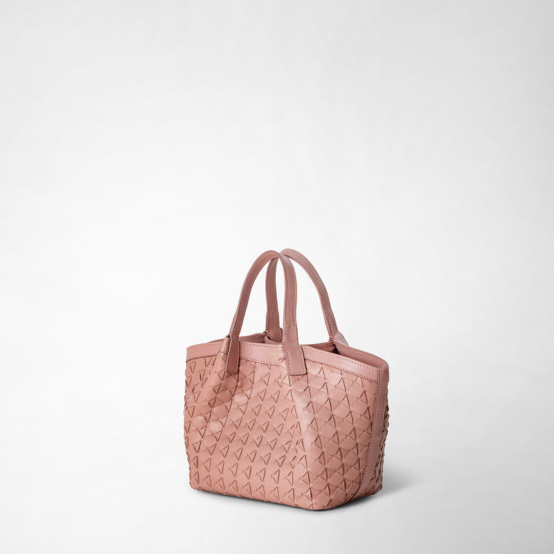 Serapian Borsa secret mini in mosaico blush Spedizione Gratuita