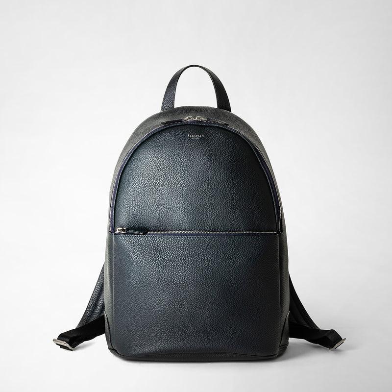 Serapian Zaino in pelle cachemire blu navy Promozione Limitata