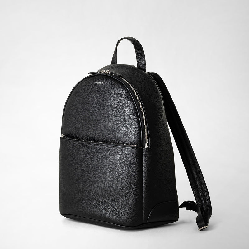 Serapian Backpack in cachemire leather black Fino Al -60%