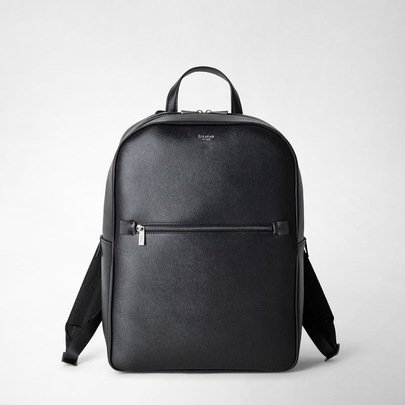 Serapian Zaino in pelle evoluzione nero eclissi Shopping Online