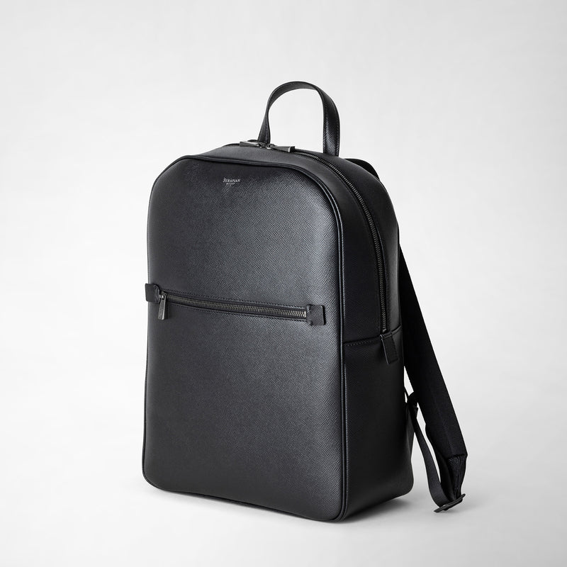 Serapian Zaino in pelle evoluzione nero eclissi Shopping Online