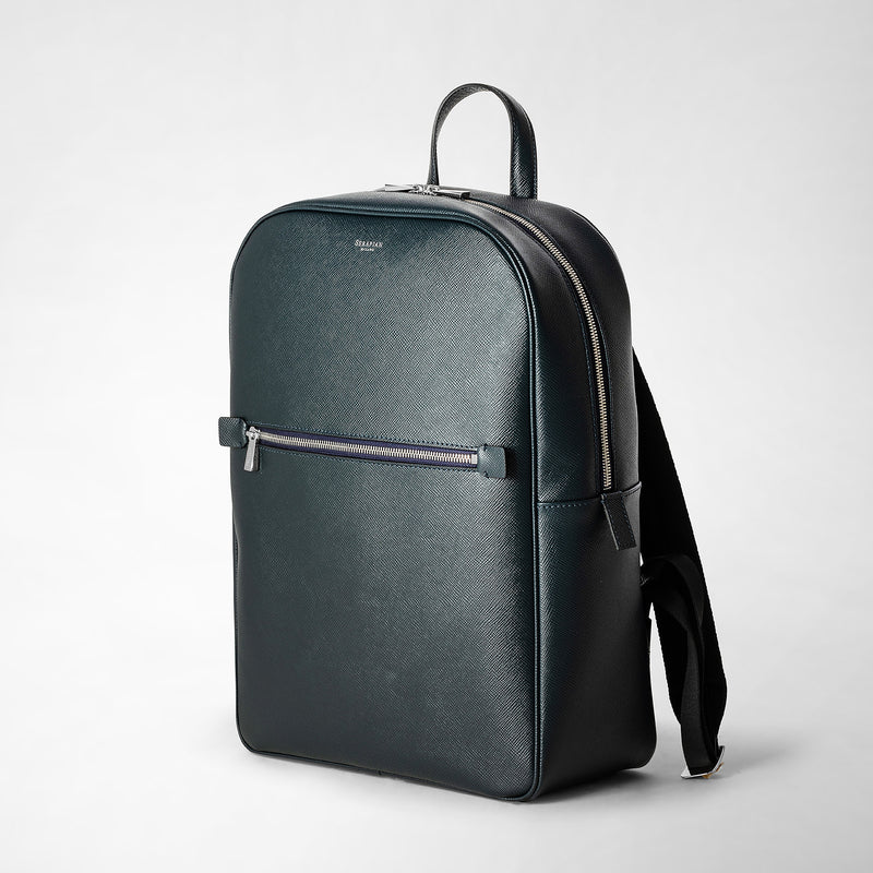 Serapian Zaino in pelle evoluzione blu navy Prezzo Ridotto