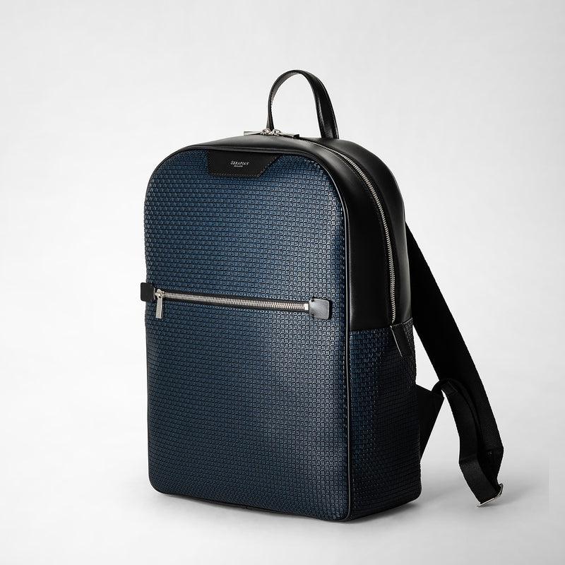 Serapian Zaino in stepan blu oceano-nero Presa