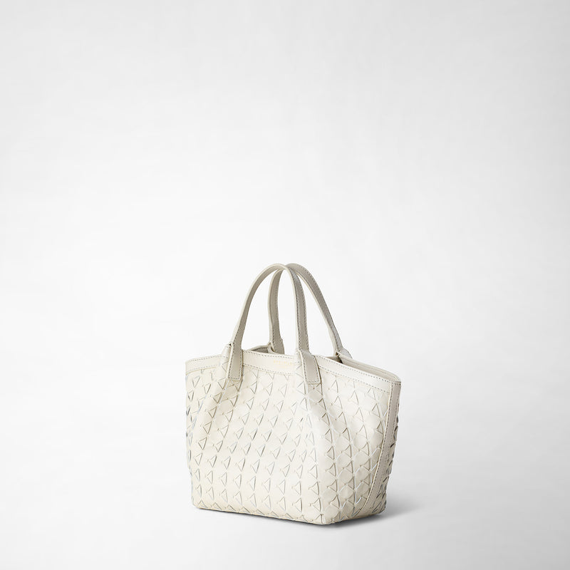 Serapian Borsa secret mini in mosaico panna Outlet