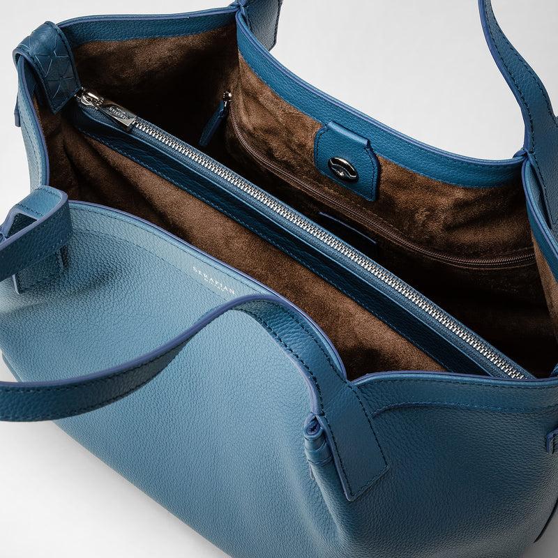Serapian TOTE BAG SECRET PICCOLA IN PELLE RUGIADA Italy