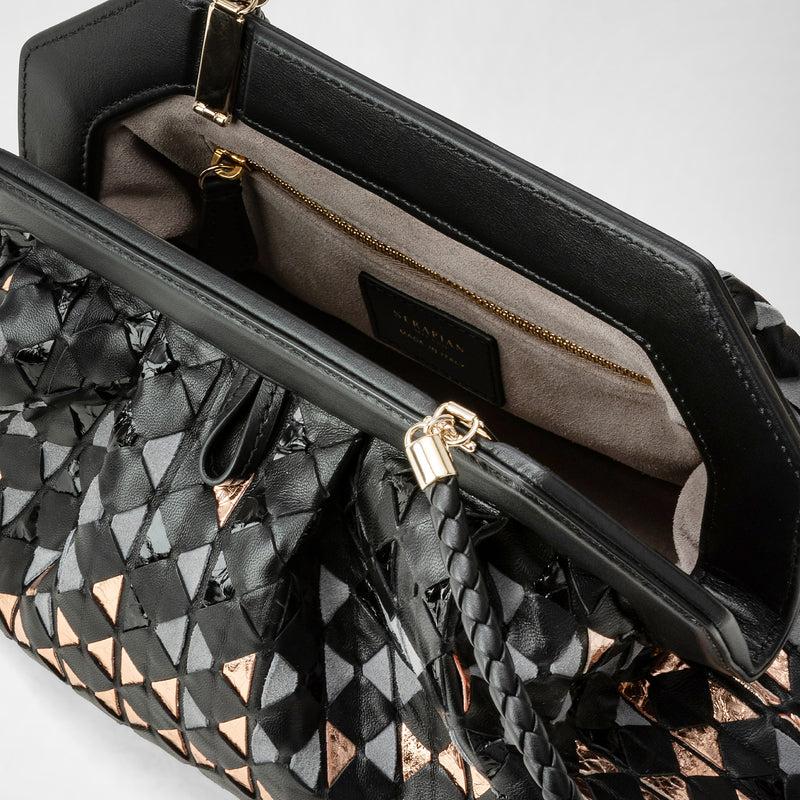Serapian CLUTCH SECRET IN MOSAICO MESTIERI D'ARTE Italia