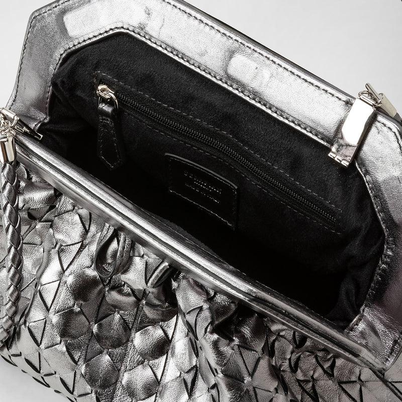 Serapian Secret clutch bag in mosaico ruthenium Qualità
