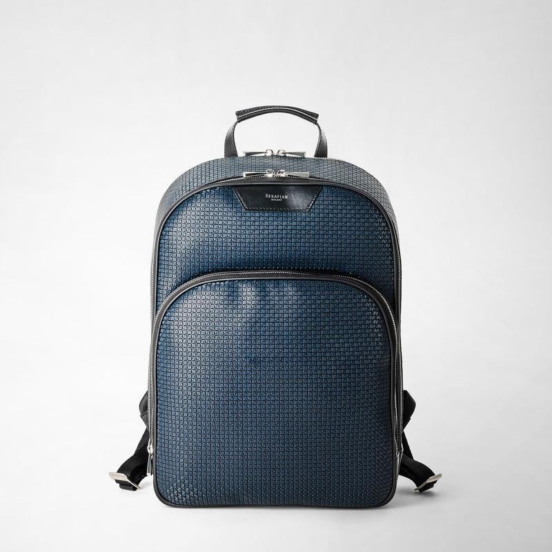 Serapian Zaino city in stepan blu oceano-nero Sottocosto